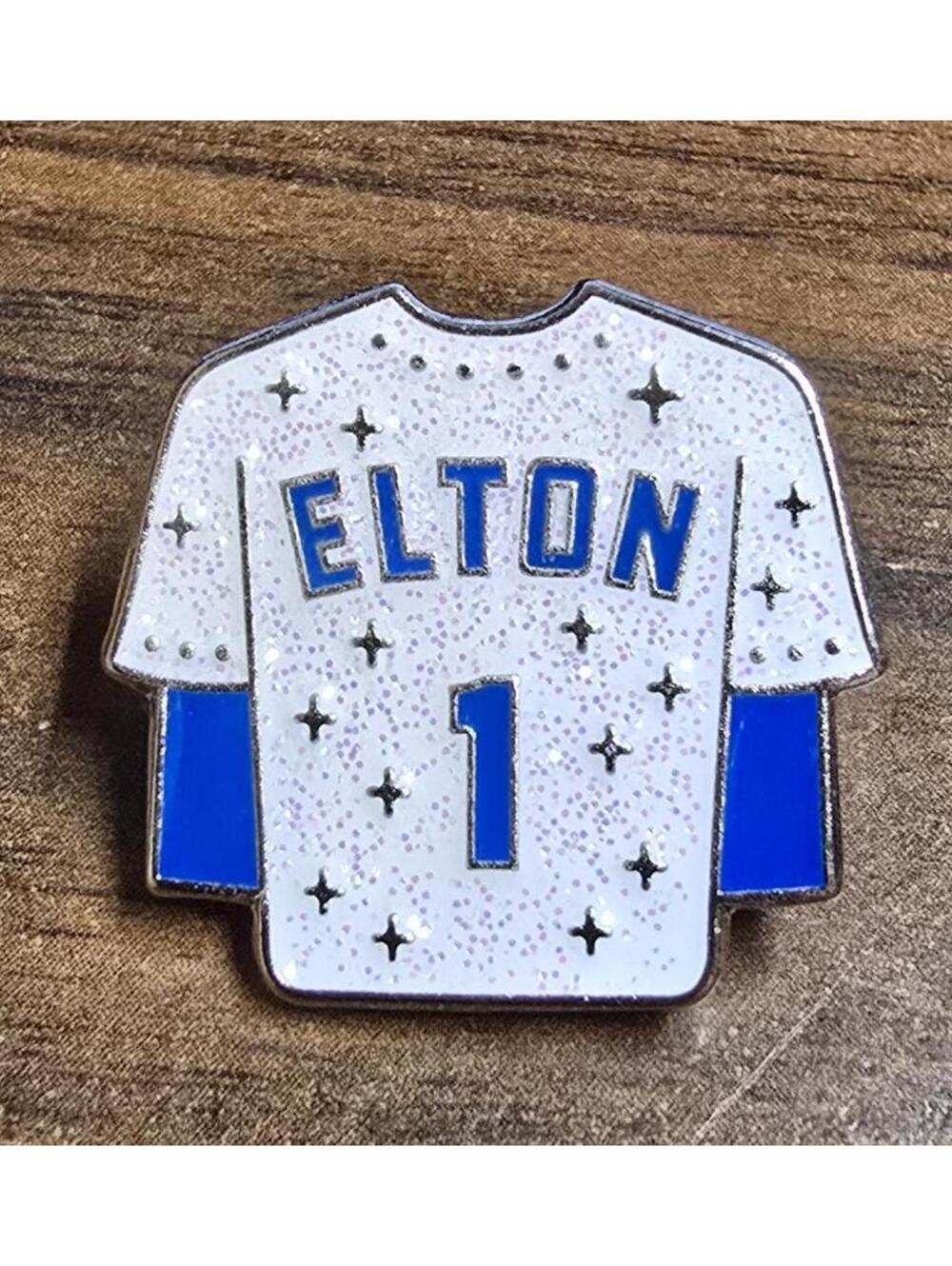 Elton John Dodgers Jersey (1975) Enamel Pin